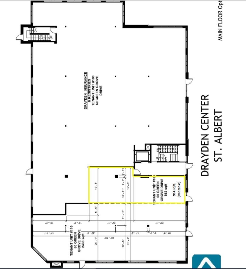 60 Green Grove Dr, St. Albert, AB à louer Plan d’étage– Image 1 sur 1