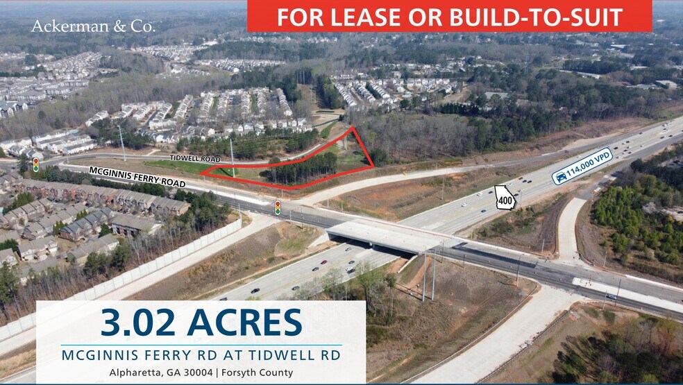 McGinnia Ferry Rd & Tidewell Rd, Alpharetta, GA à louer - Photo de l’immeuble – Image 3 sur 7