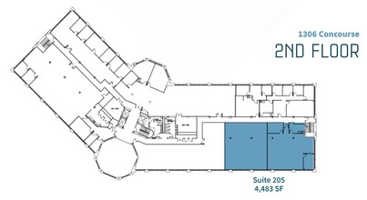 1302 Concourse Dr, Linthicum, MD à louer Plan d’étage– Image 1 sur 1