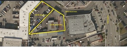 124-130 W Beach Ave, Inglewood, CA - Vue aérienne  vue de carte