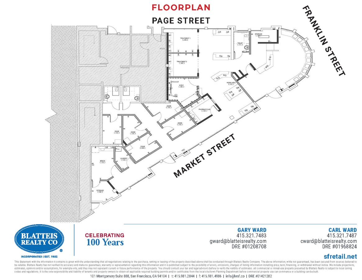 1600 Market St, San Francisco, CA 94102 - Lot 1 - - Plan d’étage - Image 1 of 1