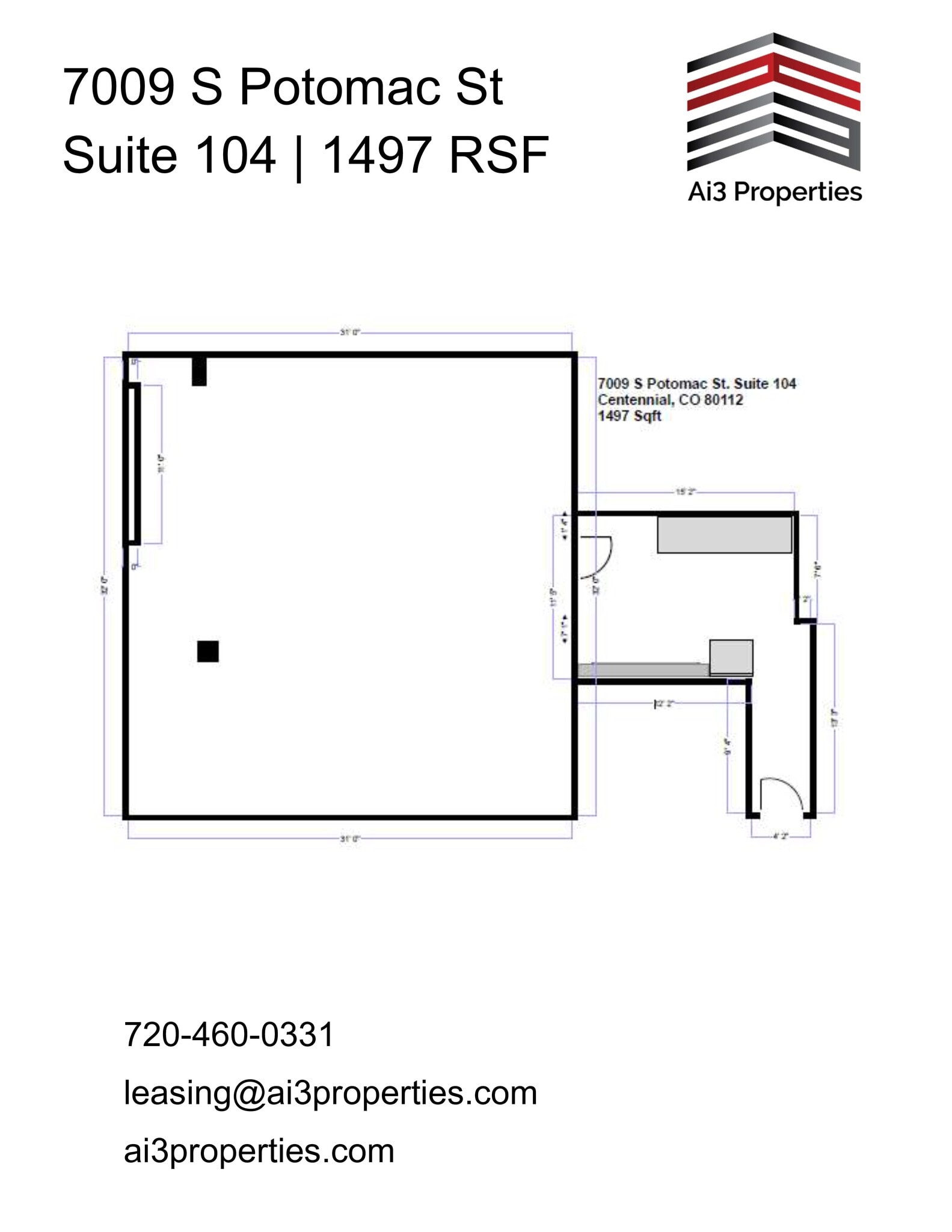 7009 S Potomac St, Centennial, CO à louer Plan de site– Image 1 sur 1
