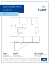 1140 Westmont Dr, Houston, TX à louer Plan d’étage– Image 1 sur 1