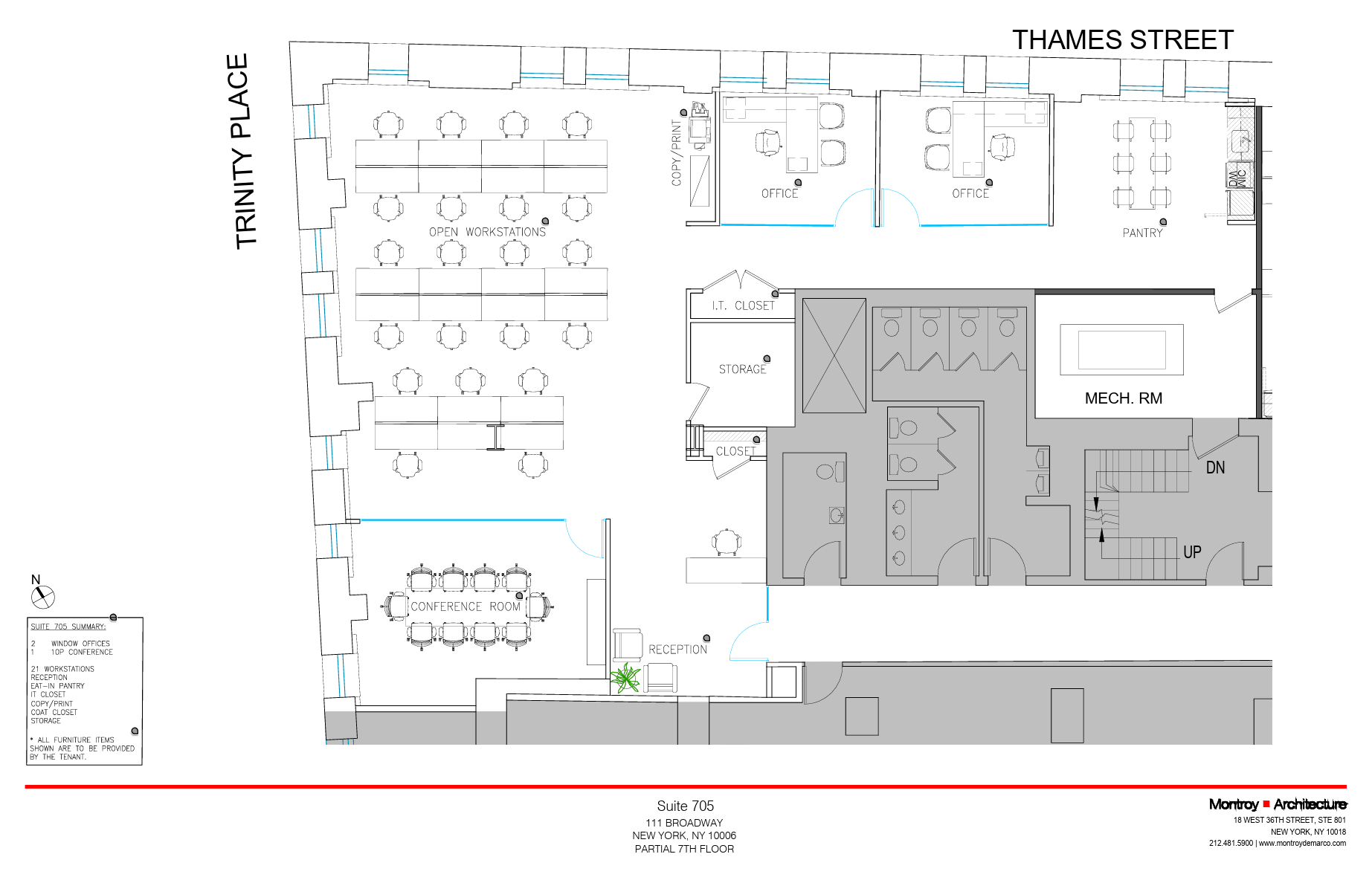 111 Broadway, New York, NY à louer Plan d’étage– Image 1 sur 6