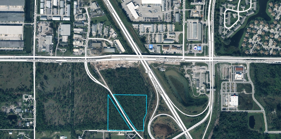 SW Leighton Farm Ave, Palm City, FL à vendre - Aérien – Image 2 sur 5