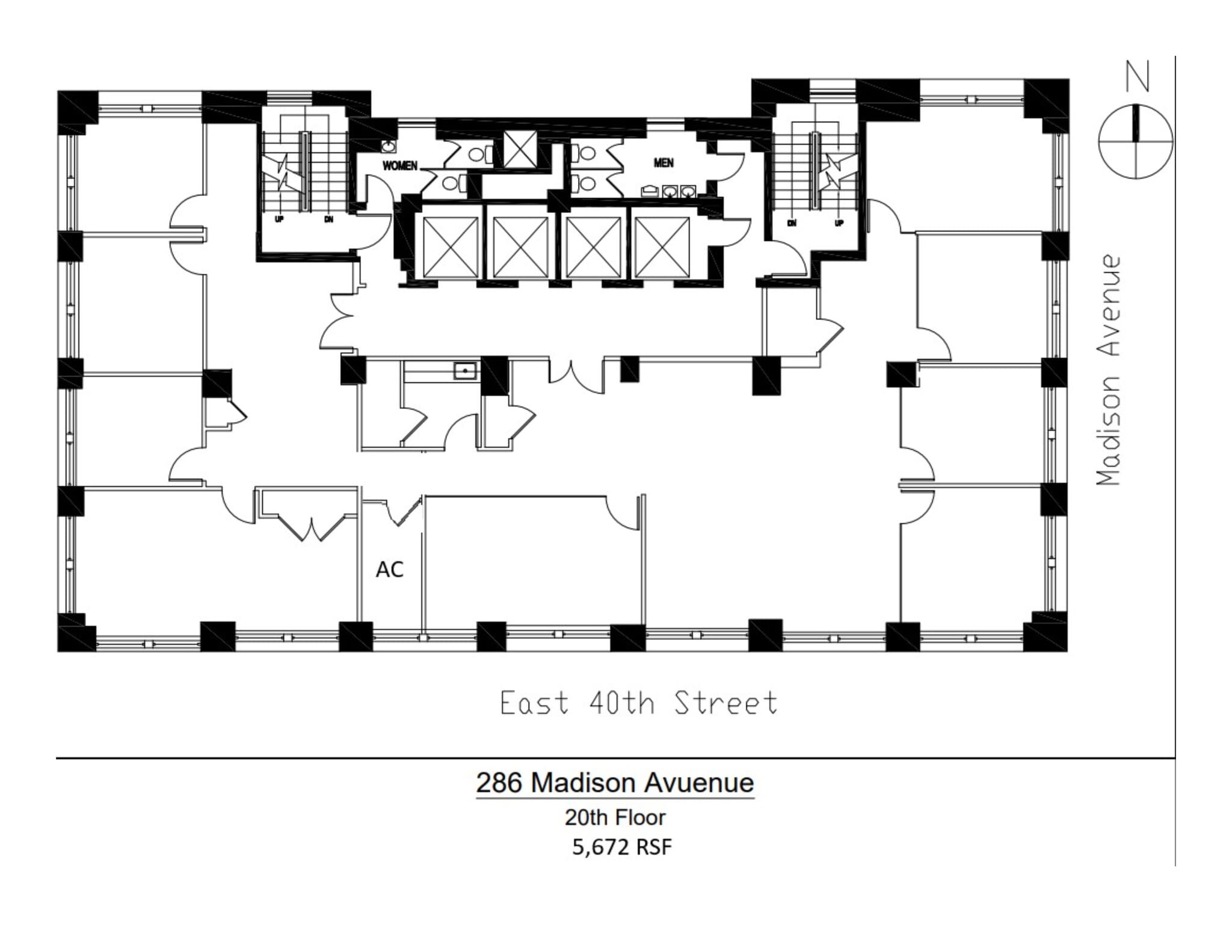286 Madison Ave, New York, NY à louer Plan de site– Image 1 sur 1