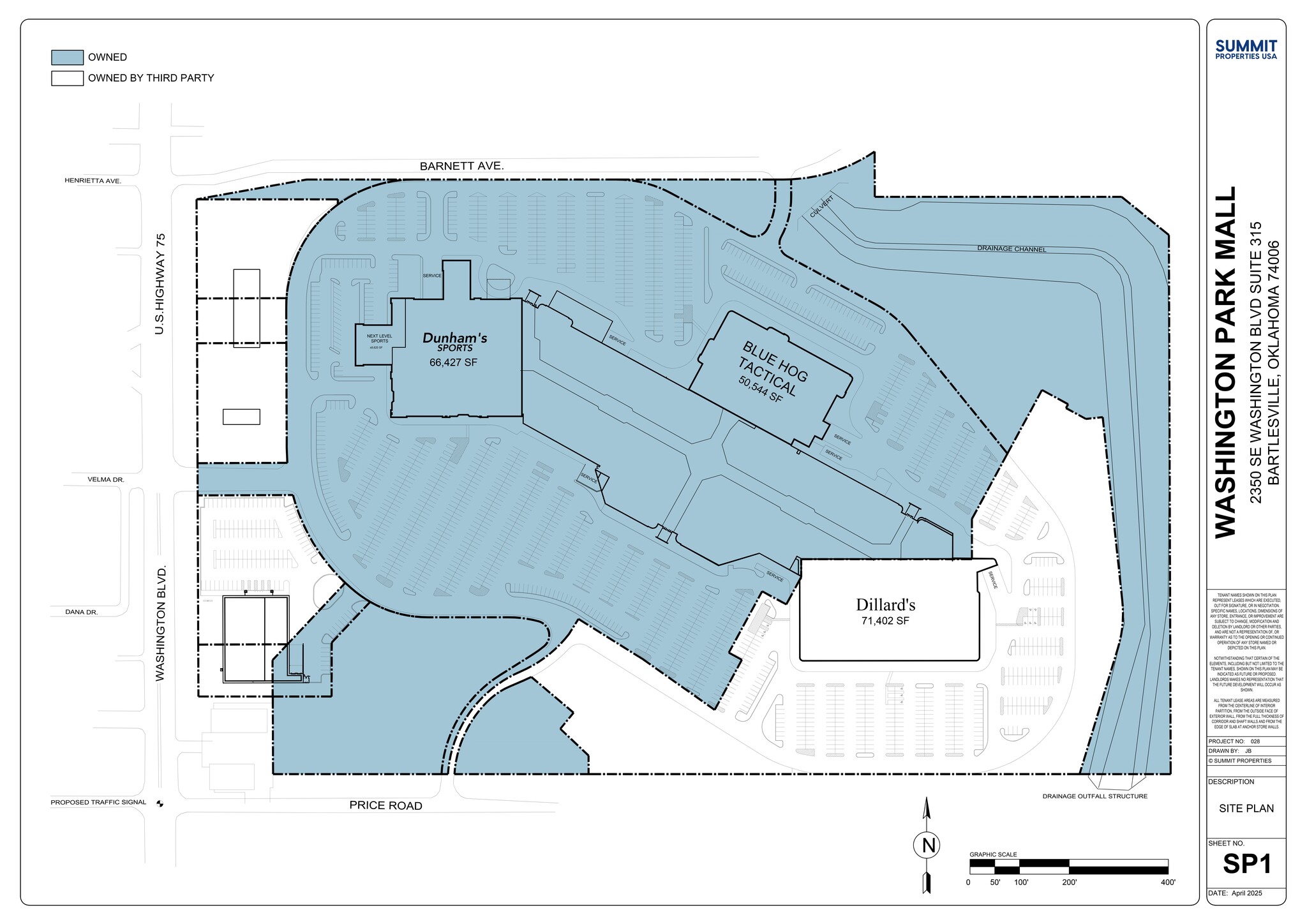 2350 SE Washington Blvd, Bartlesville, OK à louer Plan de site– Image 1 sur 1