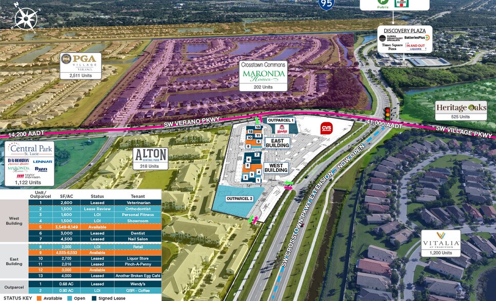0 Crosstown Pkwy & SW Village Pkwy, Port Saint Lucie, FL à louer - Photo de l’immeuble – Image 2 sur 7