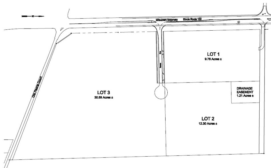 2500 Revenue Dr, Bloomington, IL à vendre - Plan cadastral – Image 1 sur 3