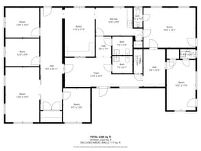 2968 Rainbow Rd, Jacksonville, FL à louer Plan d’étage– Image 2 sur 13