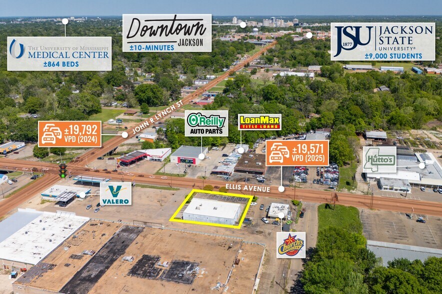 1259 Ellis Ave, Jackson, MS à louer - Photo de l’immeuble – Image 3 sur 8