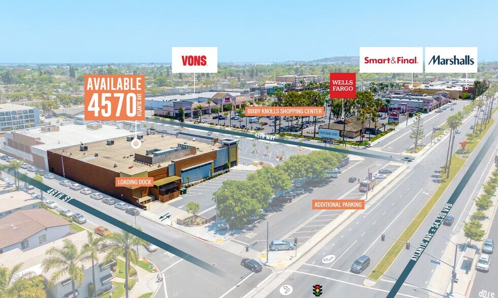 4570-4580 Atlantic Ave, Long Beach, CA à louer - Photo de l’immeuble – Image 3 sur 39