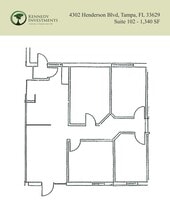 4302 Henderson Blvd, Tampa, FL à louer Plan de site– Image 1 sur 1