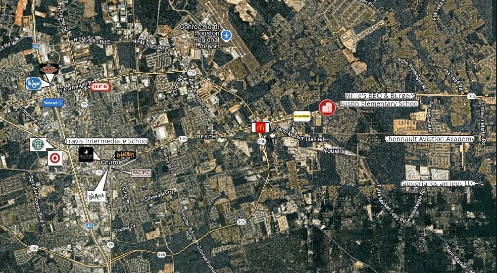 12827 Highway 105 E, Conroe, TX à louer - Aérien – Image 2 sur 12