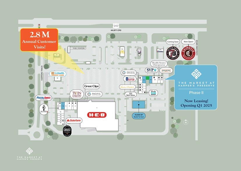 The Market At Harpers Preserve, The Woodlands, TX à louer - Photo de l’immeuble – Image 3 sur 3