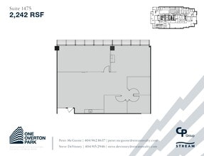 3625 Cumberland Blvd SE, Atlanta, GA à louer Plan d’étage– Image 2 sur 2
