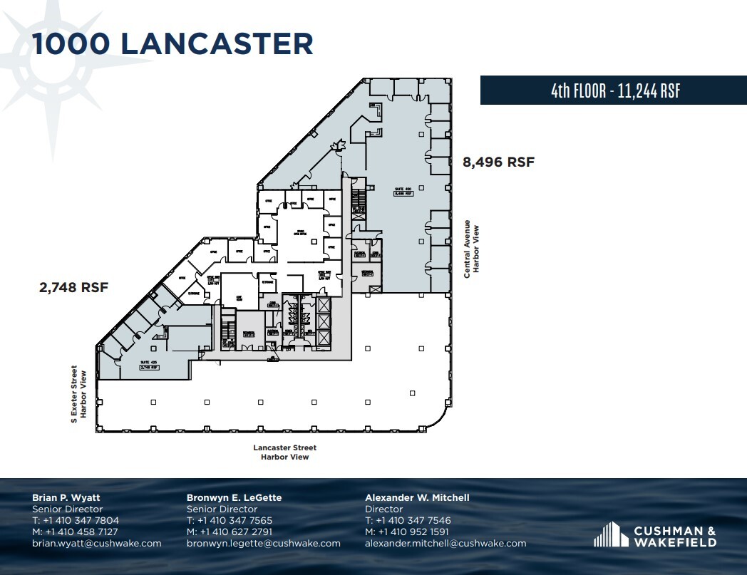 100 International Dr, Baltimore, MD à louer Plan d’étage– Image 1 sur 1