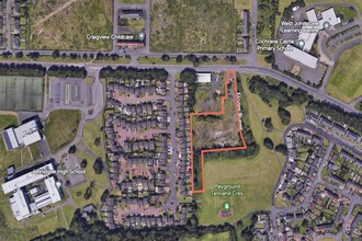 Beith Rd, Johnstone, RFW - VUE AÉRIENNE  vue de carte