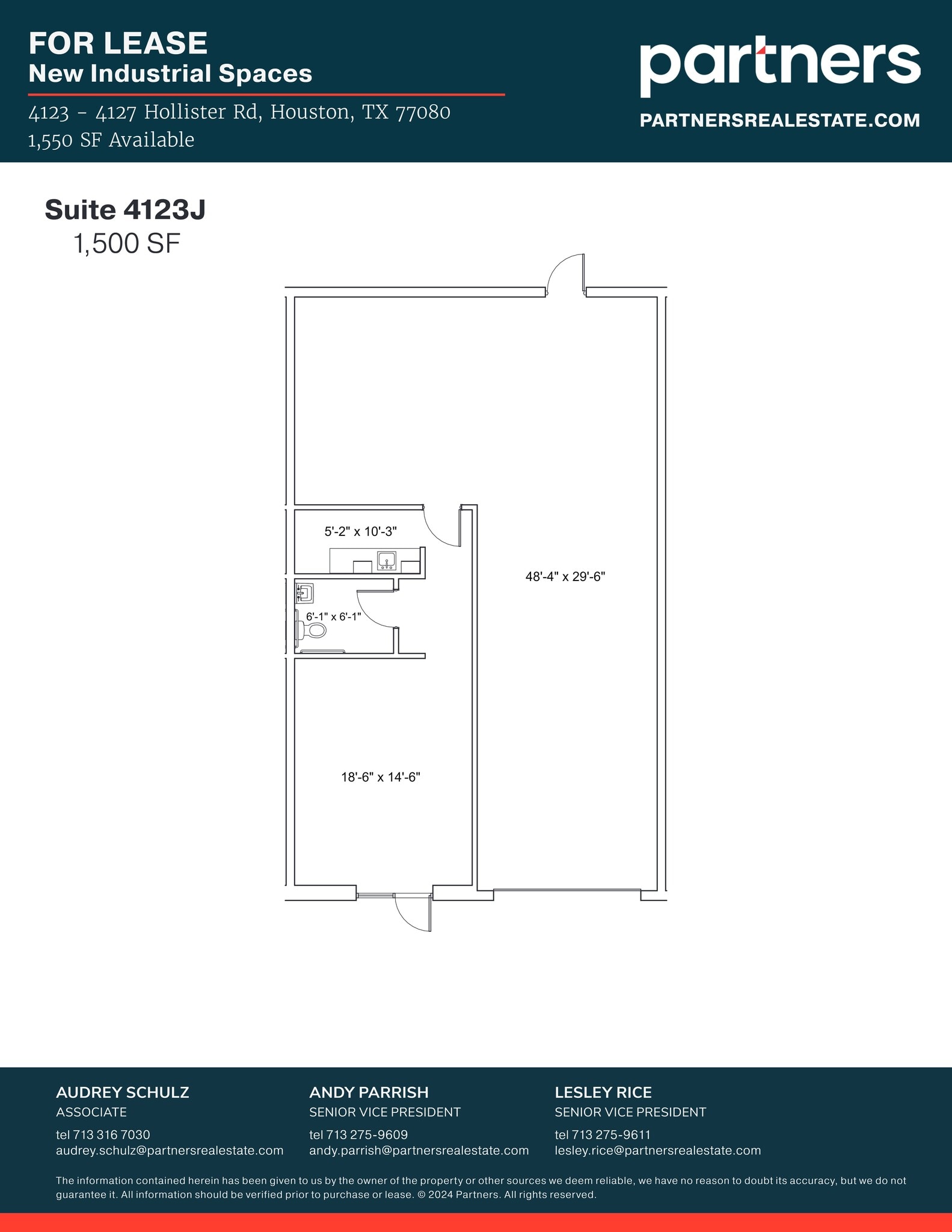 4125 Hollister Rd, Houston, TX à louer Plan de site– Image 1 sur 1
