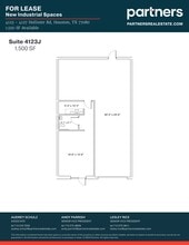 4125 Hollister Rd, Houston, TX à louer Plan de site– Image 1 sur 1