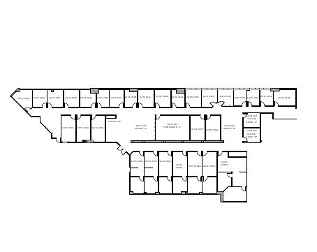 7676 Hillmont St, Houston, TX à louer Plan d’étage– Image 1 sur 1
