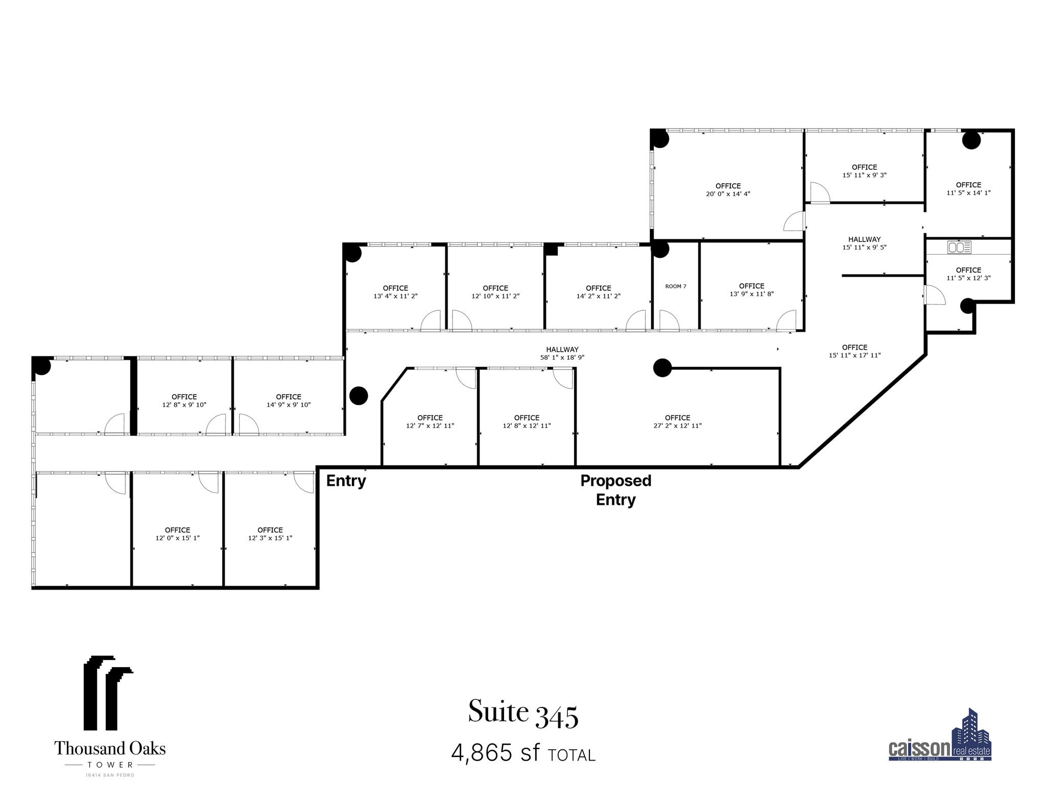 16414 San Pedro Ave, San Antonio, TX à louer Plan d’étage– Image 1 sur 1