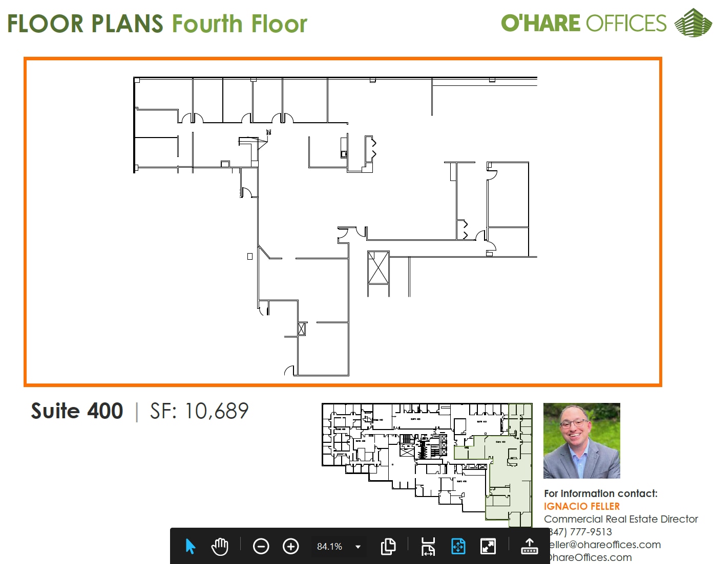 1011 E Touhy Ave, Des Plaines, IL à louer Plan d’étage– Image 1 sur 1