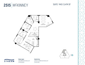 2515 McKinney Ave, Dallas, TX à louer Plan d’étage– Image 1 sur 1