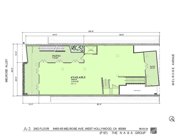 8463-8465 Melrose Ave, West Hollywood, CA à louer - Plan d’étage – Image 3 sur 14