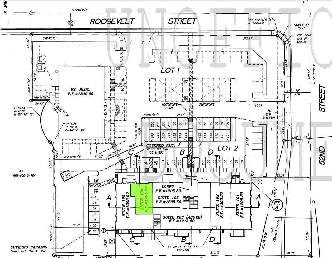 730 N 52nd St, Phoenix, AZ à louer Plan de site– Image 1 sur 1