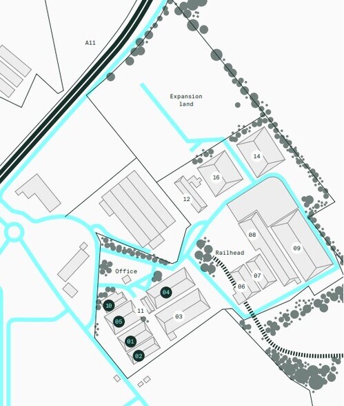 Harling Rd, Norwich à louer - Plan de site – Image 2 sur 5