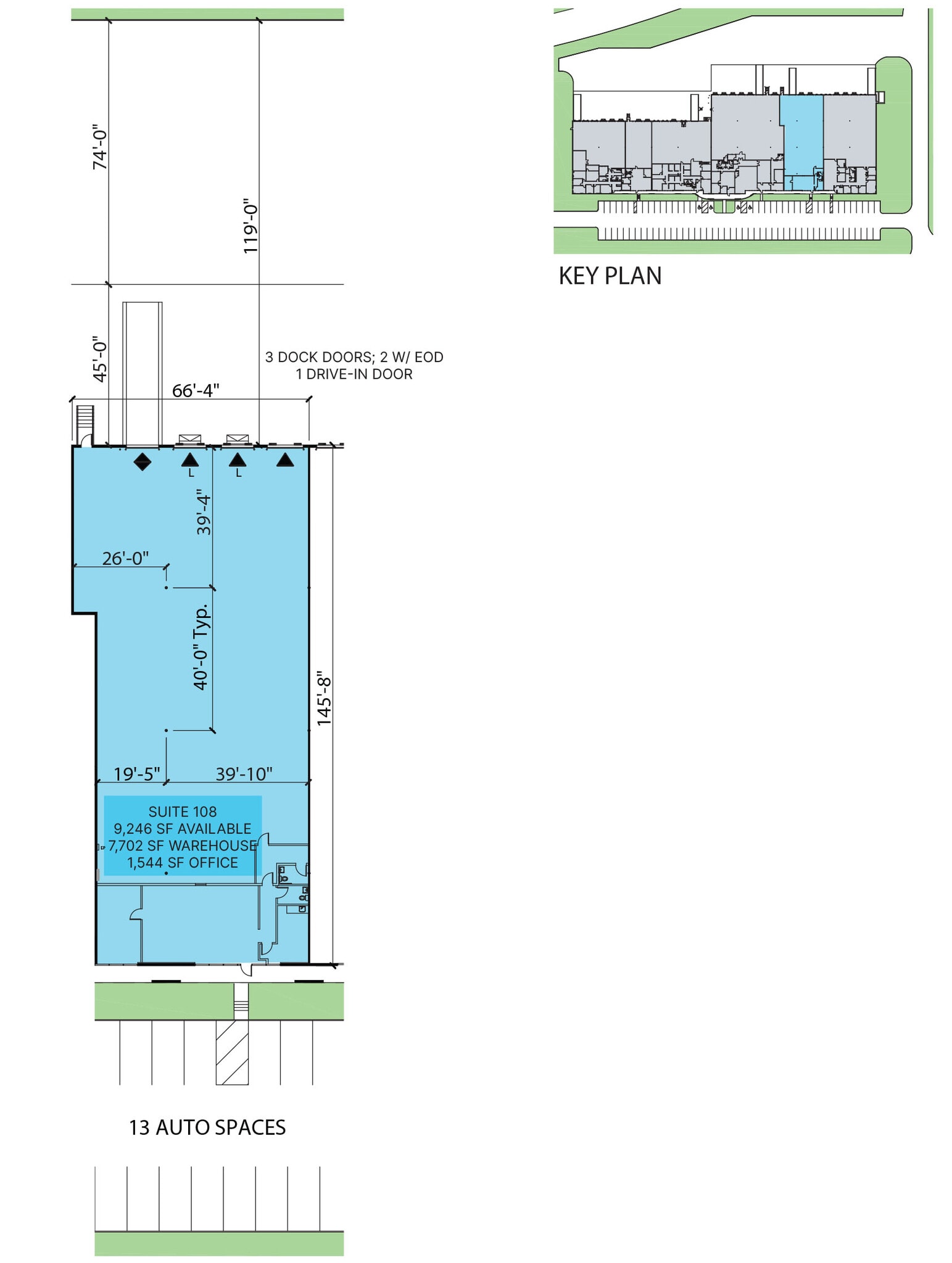 560 Atlanta S Pky, College Park, GA à louer Plan d’étage– Image 1 sur 1