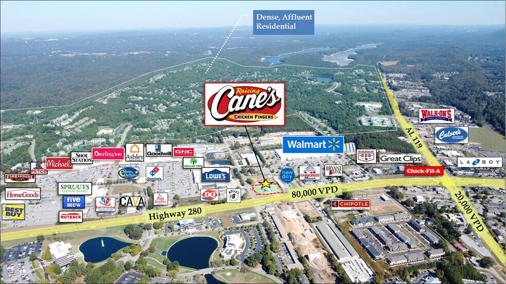 5301 US 280, Birmingham, AL à vendre - Aérien – Image 3 sur 11