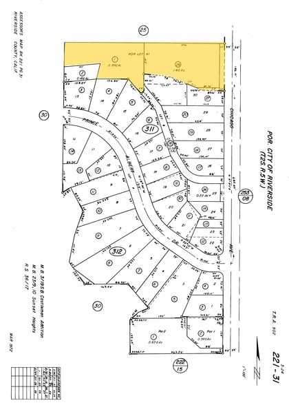 4785 Chicago Ave, Riverside, CA à vendre - Plan cadastral – Image 1 sur 1
