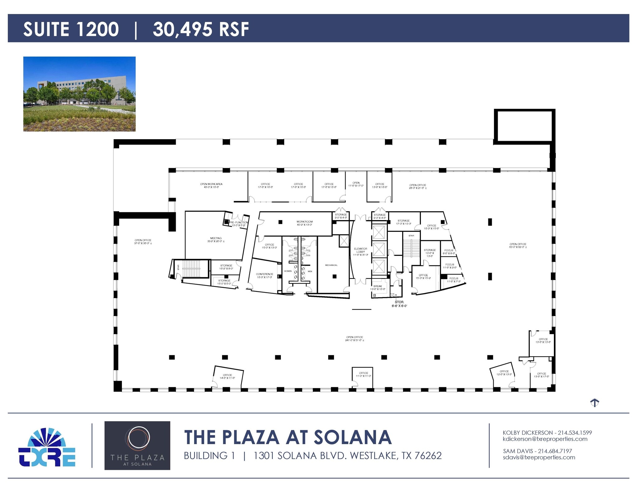 1301 Solana Blvd, Westlake, TX à louer Plan d’étage– Image 1 sur 1