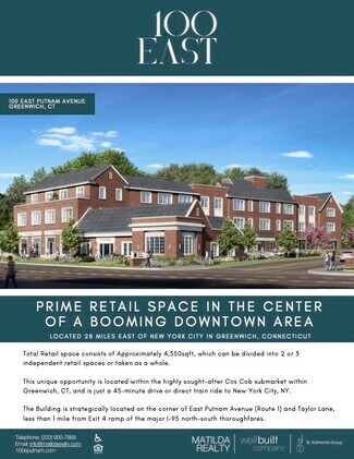 Plus de détails pour 100 E Putnam Ave, Cos Cob, CT - Terrain à louer