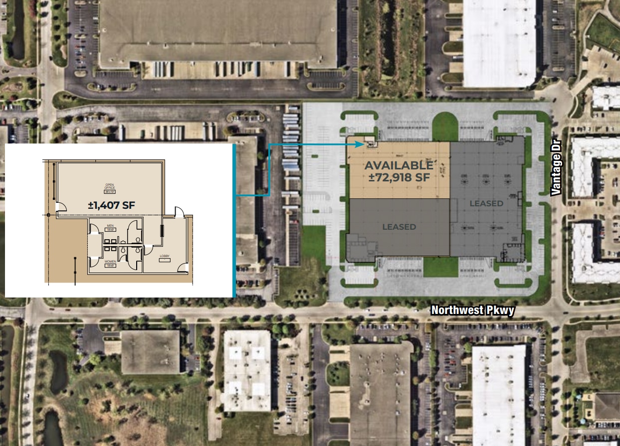 2450-2520 Northwest Pky, Elgin, IL à louer Plan de site– Image 1 sur 1