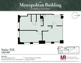 134 N LaSalle St, Chicago, IL à louer Plan d’étage– Image 1 sur 6