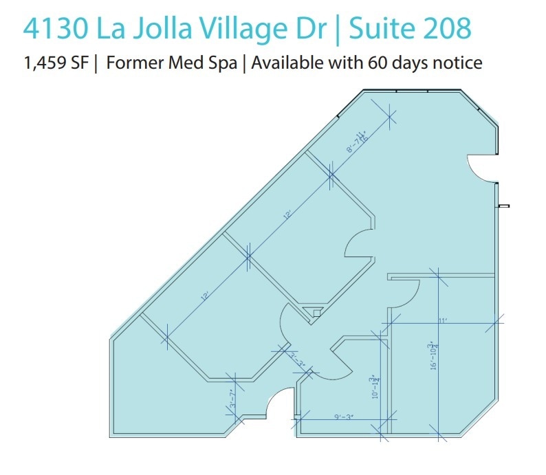 4150 Regents Park Row, La Jolla, CA à louer Plan d’étage– Image 1 sur 1