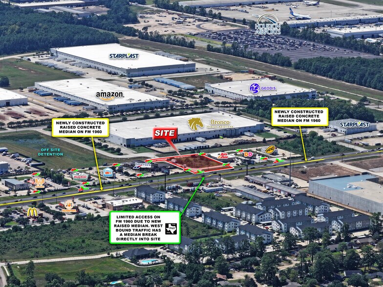 FM 1960 & Kenswick Rd, Humble, TX à louer - Aérien – Image 2 sur 4