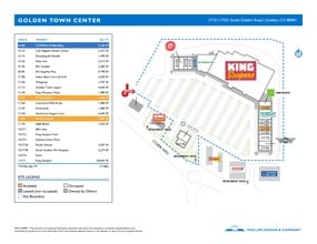 17075-17221 S Golden Rd, Golden, CO à louer Plan de site– Image 1 sur 1