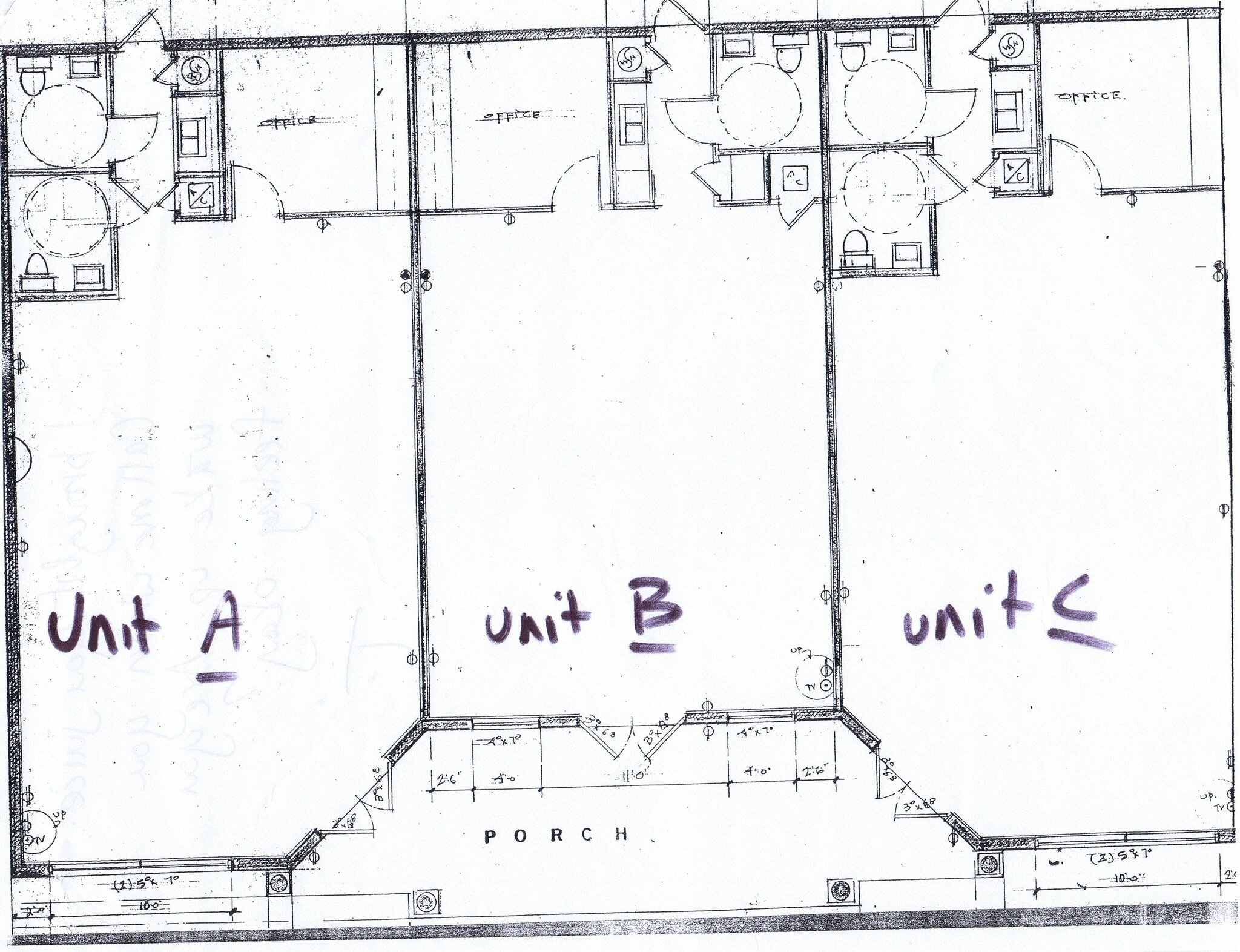 125-A-125-C E Pecan Blvd, McAllen, TX à louer Plan d’étage– Image 1 sur 1