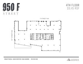 950 F St NW, Washington, DC à louer Plan de site– Image 1 sur 2