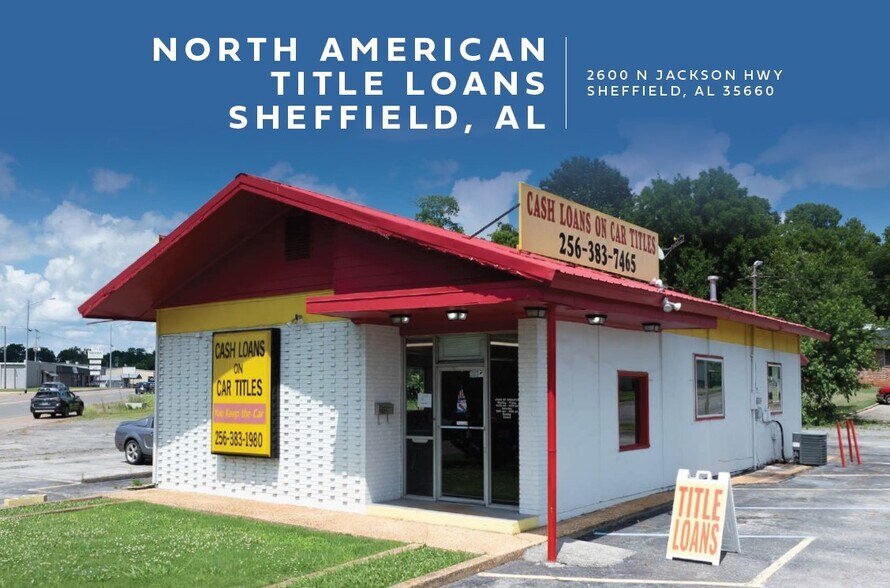 2600 N Jackson Hwy, Sheffield, AL à vendre - Photo de l’immeuble – Image 1 sur 5