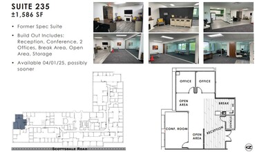 11333 N Scottsdale Rd, Scottsdale, AZ à louer Plan d’étage– Image 1 sur 1