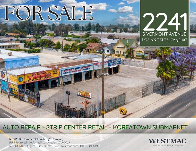 2241 S Vermont Ave, Los Angeles, CA à vendre - Photo de l’immeuble – Image 2 sur 9