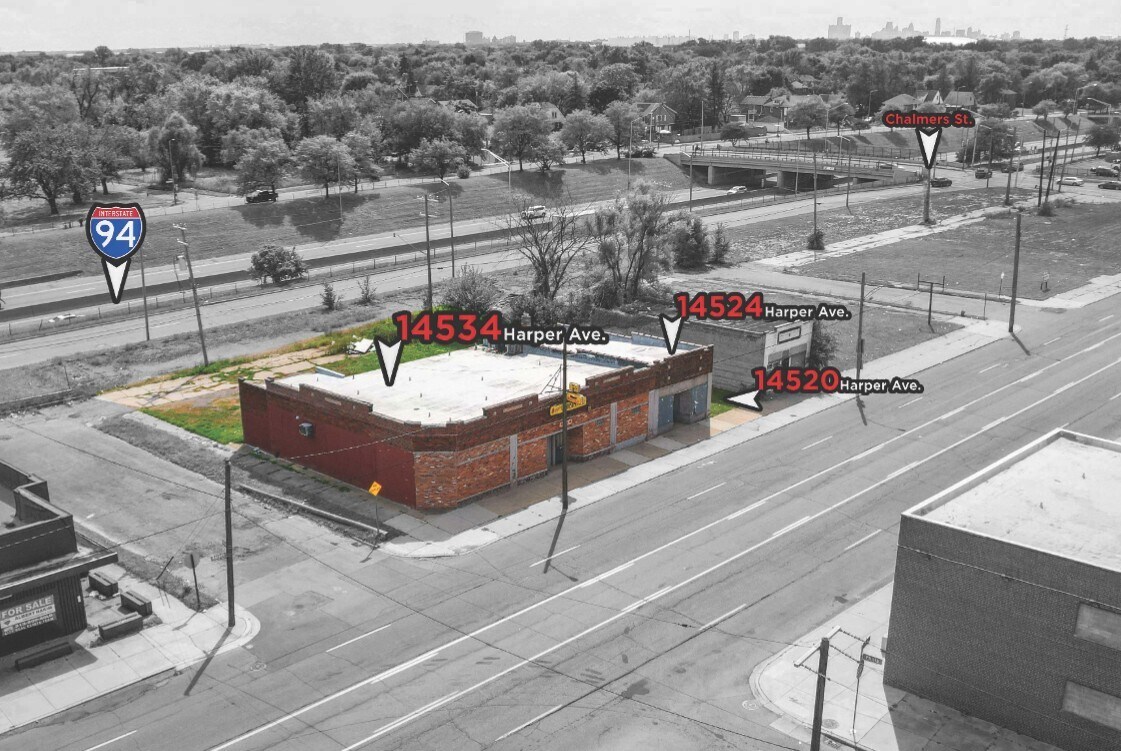 14534, 15424, 15420 Harper Avenue, Detro portefeuille de 3 biens à vendre sur LoopNet.fr Photo de l’immeuble– Image 1 sur 10