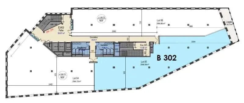 12 Avenue Émile Baudot, Palaiseau, ESS 91120 - Lot 4 -  - Plan d’étage - Image 1 of 1