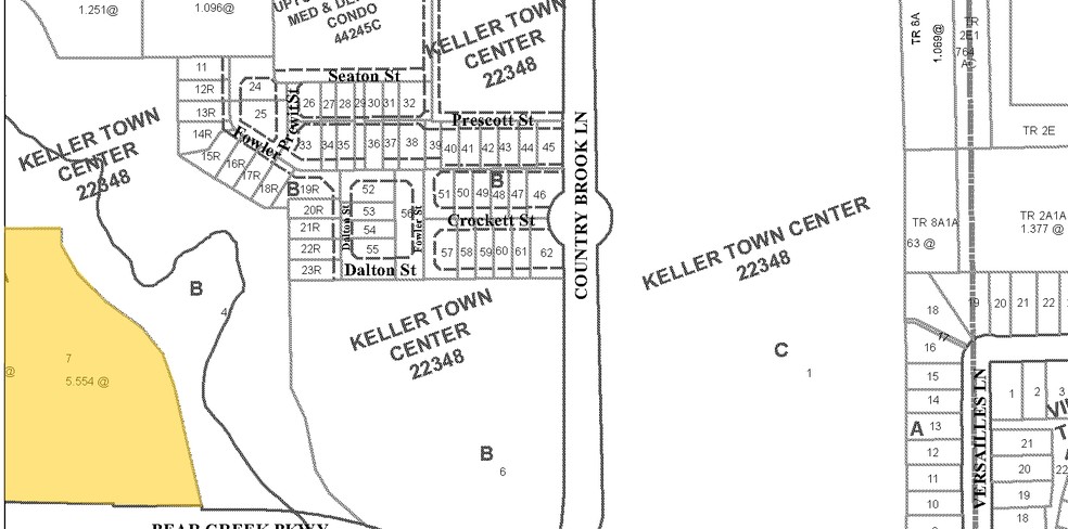 251 Town Center Ln, Keller, TX à louer - Plan cadastral – Image 2 sur 22