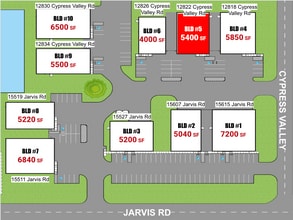15615 Jarvis Rd, Cypress, TX à louer Plan de site– Image 2 sur 7